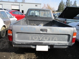 1991 TOYOTA TRUCK GRAY XTRA 2.4L MT 2WD Z16549